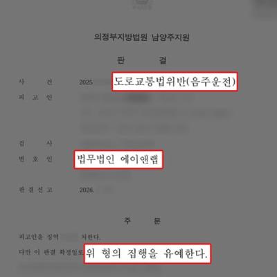 음주운전 4회 적발, 실형 가능성 높았으나 집행유예 선처 이끈 사례